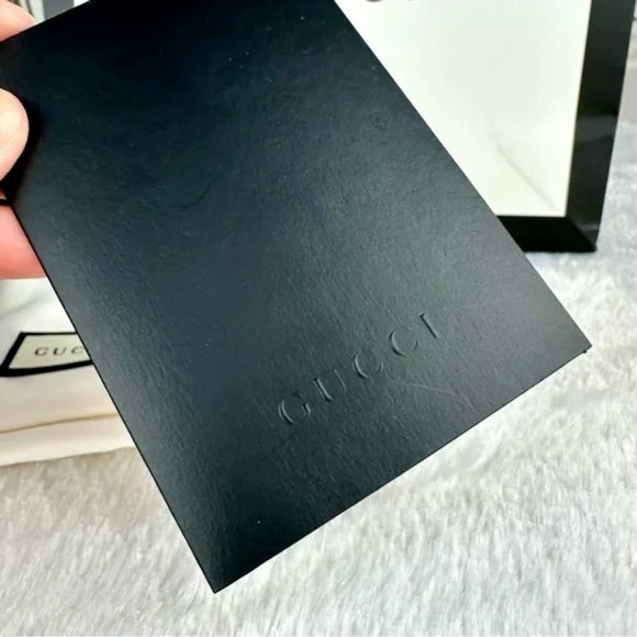 Gucci Box dust bag shopping bag and mini card GIFT SET bundle - Picture 3 of 8